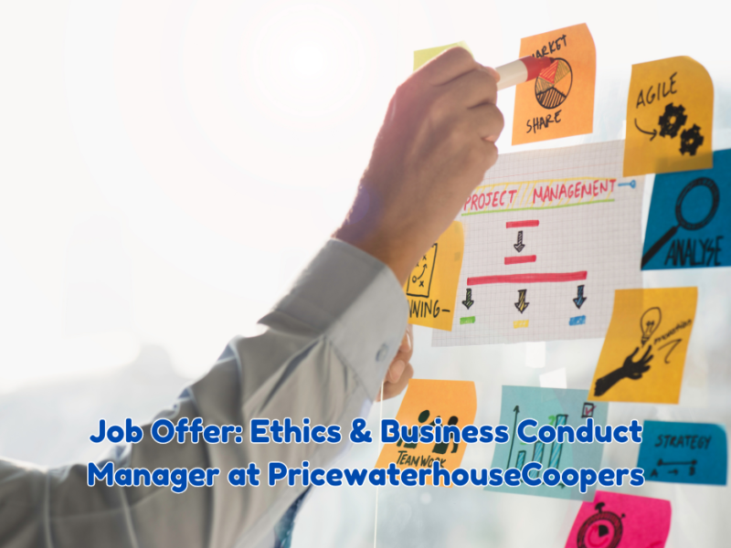 Job Offer: Ethics & Business Conduct Manager at PricewaterhouseCoopers
