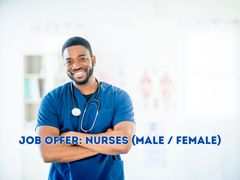 Job Offer: Nurses (Male / Female)